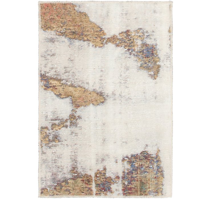 2' 3 x 3' 4 Ultra Vintage Persian Rug