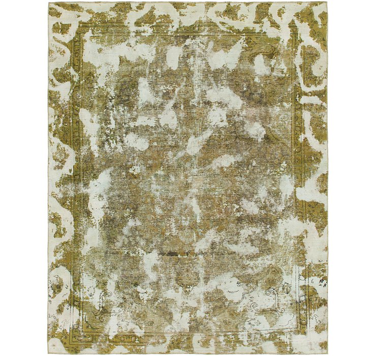 HandKnotted 8' 4 x 10' 8 Ultra Vintage Persian Rug
