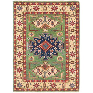 Unique Loom 2' 10 x 4' 2 Kazak Rug