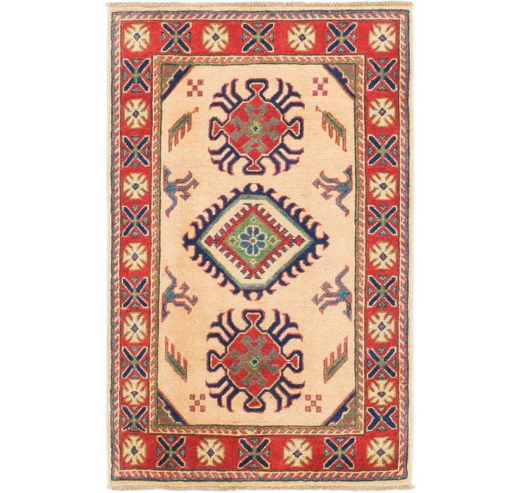 2' 6 x 4' 3 Kazak Rug
