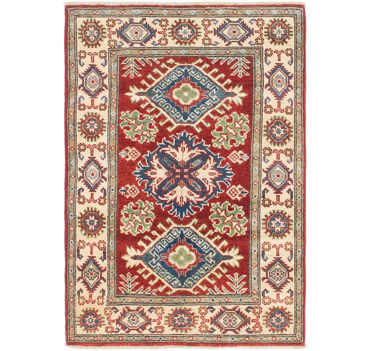 HandKnotted 2' 9 x 4' Kazak Rug