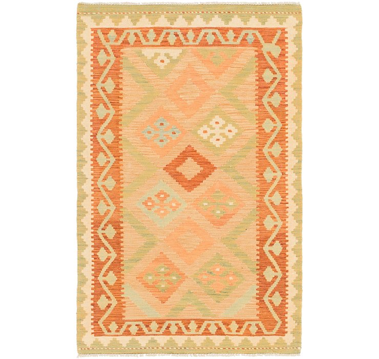 3' x 4' 10 Kilim Waziri Rug