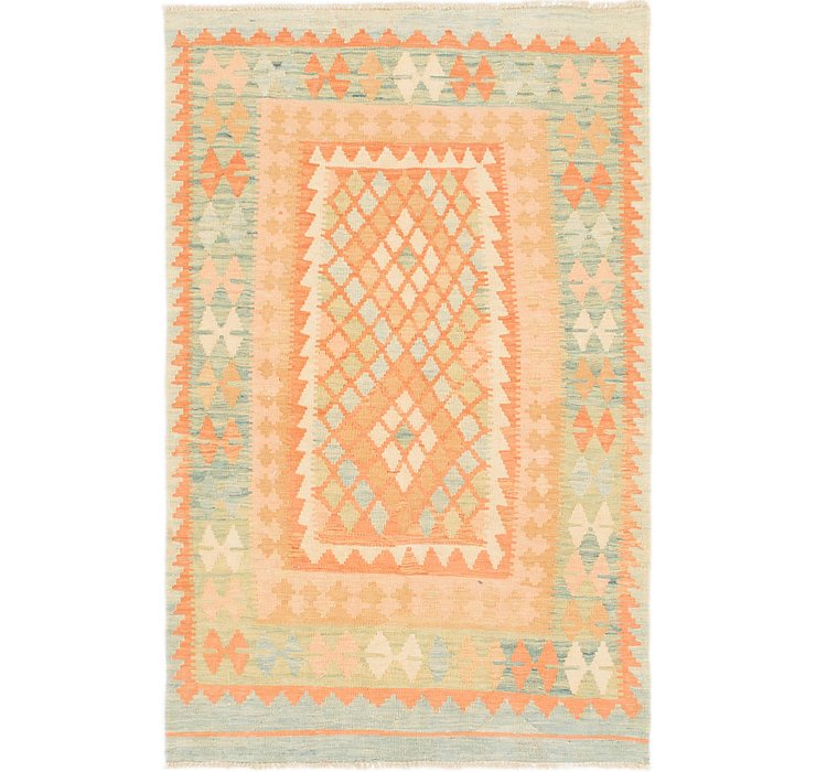 3' x 4' 9 Kilim Waziri Rug