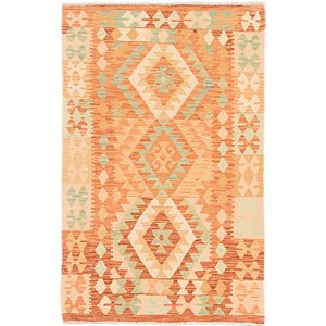2' 10 x 4' 5 Kilim Waziri Rug