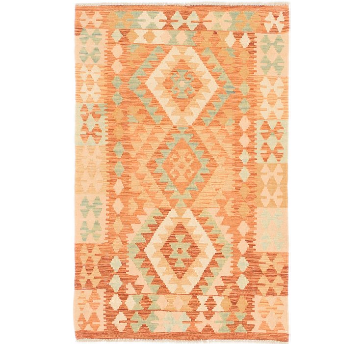 2' 10 x 4' 5 Kilim Waziri Rug