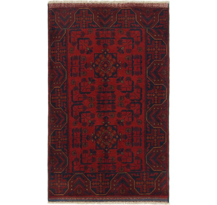 HandKnotted 2' 7 x 4' 2 Khal Mohammadi Rug