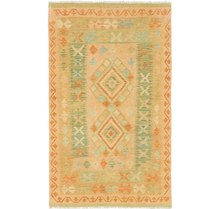 3' 2 x 5' 4 Kilim Waziri Rug