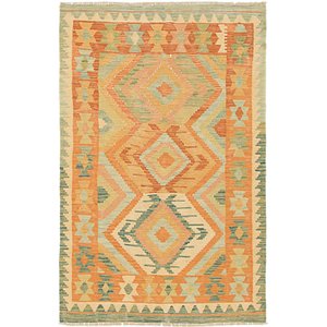 3' 1 x 4' 10 Kilim Waziri Rug