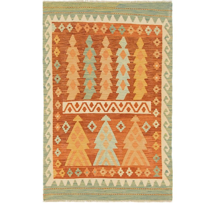 3' 2 x 5' Kilim Waziri Rug