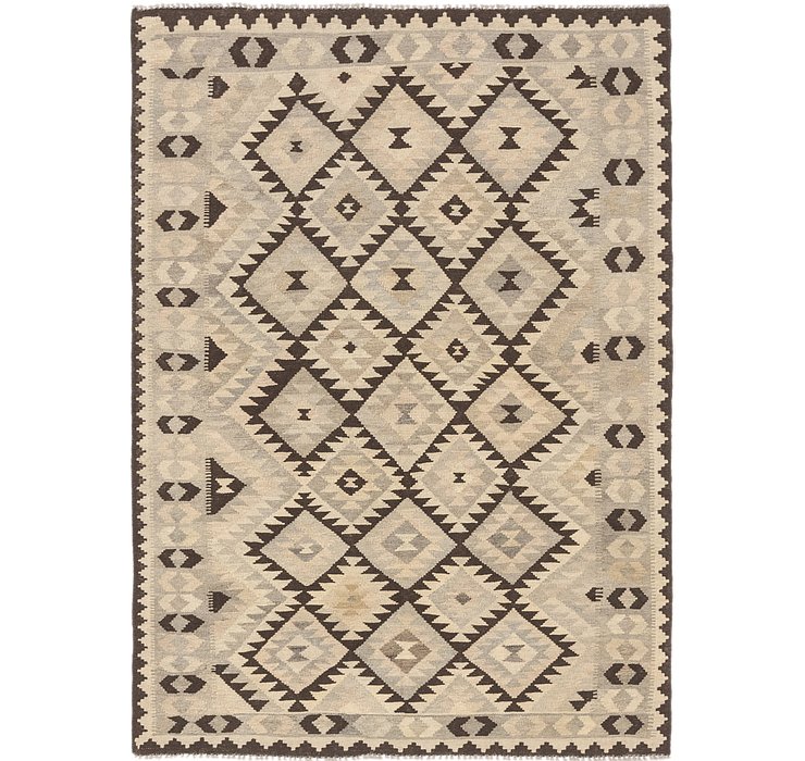 4' 10 x 6' 8 Kilim Waziri Rug