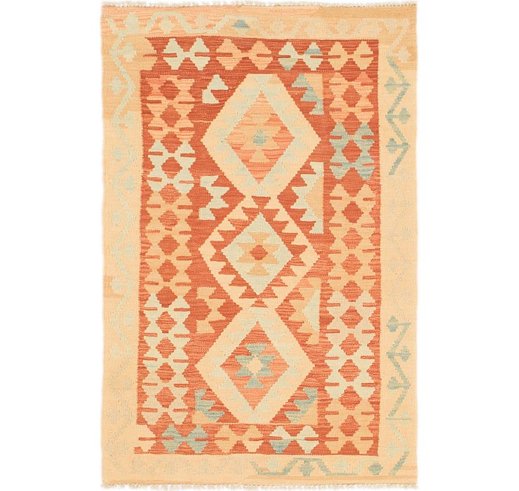 2' 9 x 4' 3 Kilim Waziri Rug
