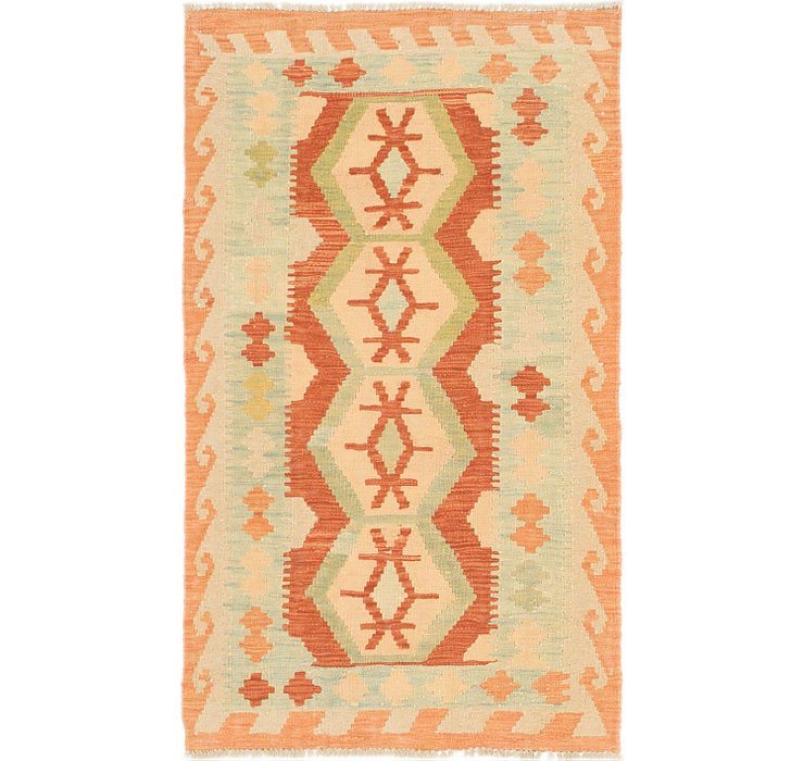 2' 7 x 4' 2 Kilim Waziri Rug