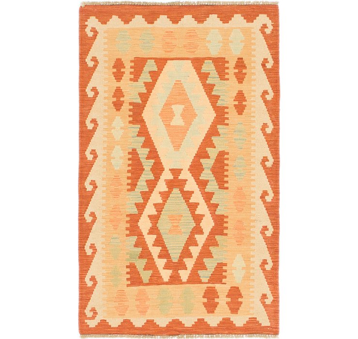 2' 7 x 4' 2 Kilim Waziri Rug
