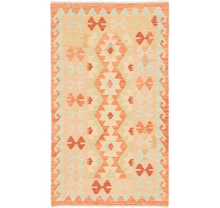2' 5 x 4' 2 Kilim Waziri Rug