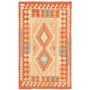 2' 6 x 4' 3 Kilim Waziri Rug