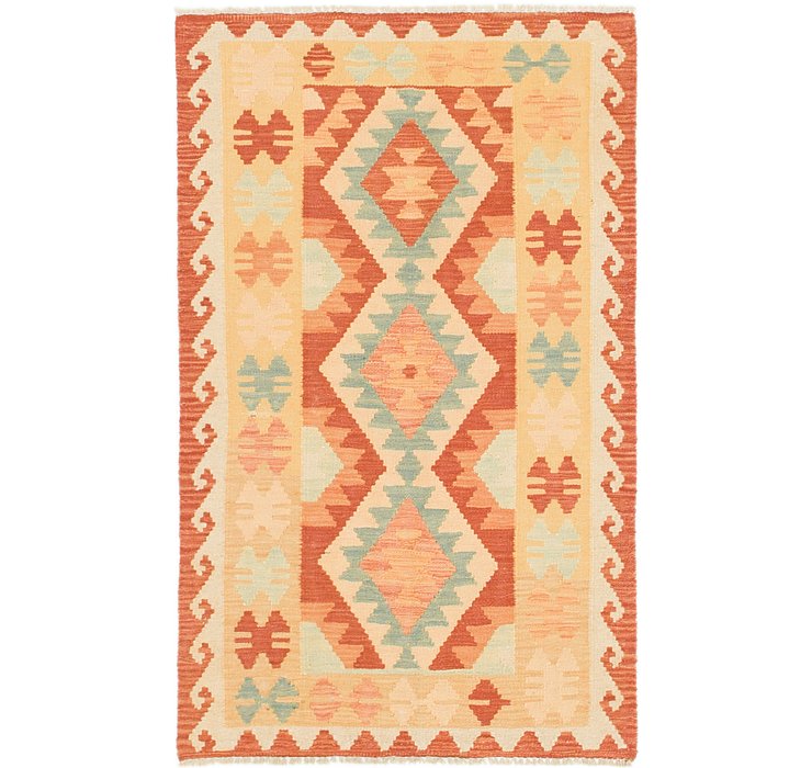 2' 6 x 4' Kilim Waziri Rug