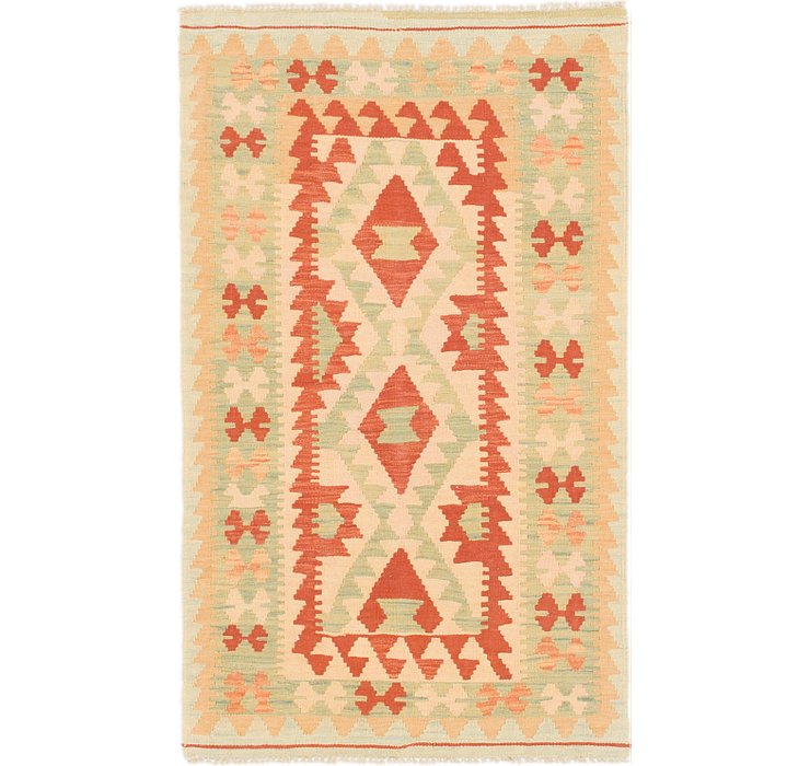 2' 7 x 4' 4 Kilim Waziri Rug