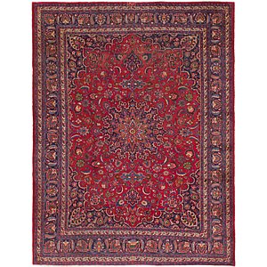 Unique Loom 9' 7 x 12' 8 Mashad Persian Rug