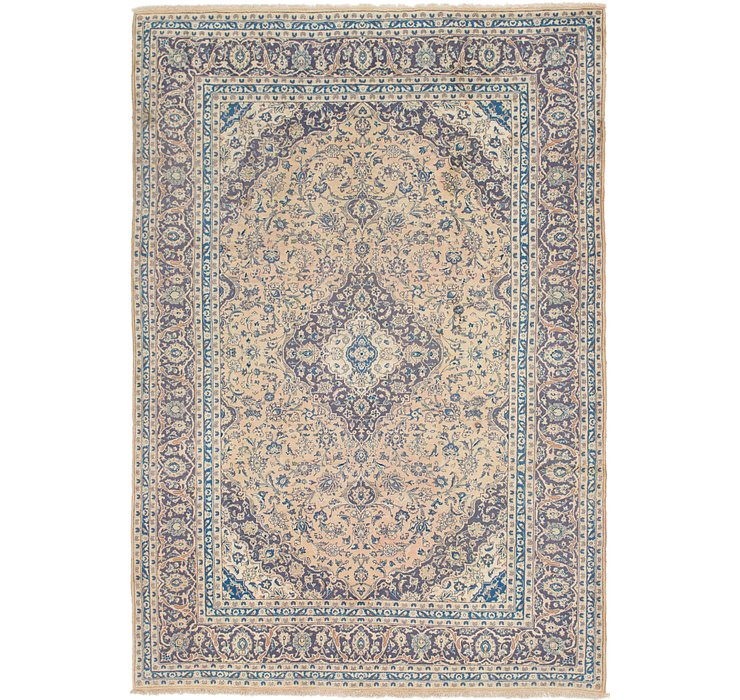 8' x 11' 6 Kashan Persian Rug