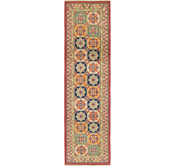 2' 7 x 10' 2 Kazak Runner Rug