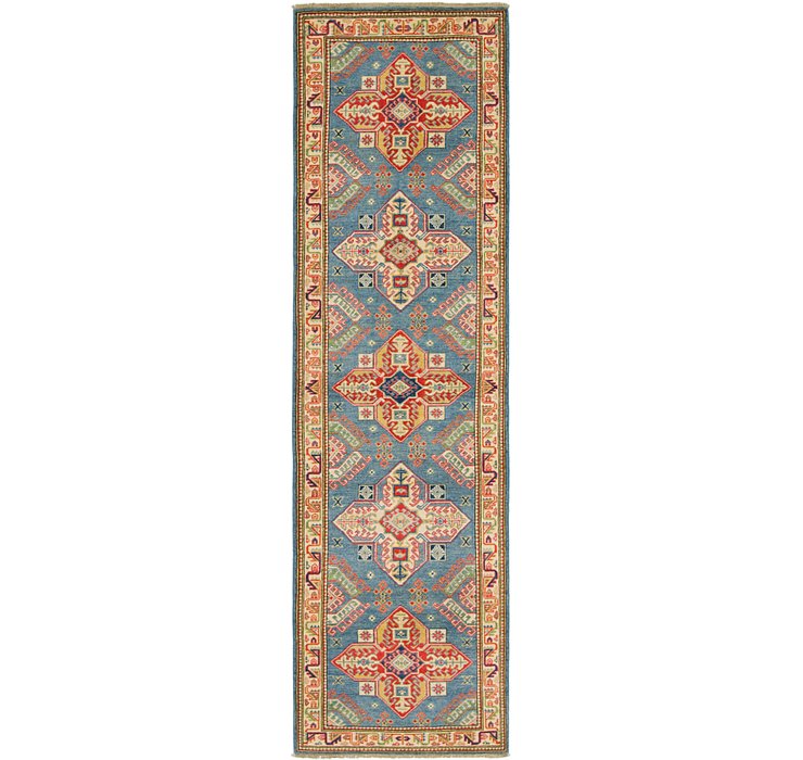 2' 9 x 10' 2 Kazak Runner Rug