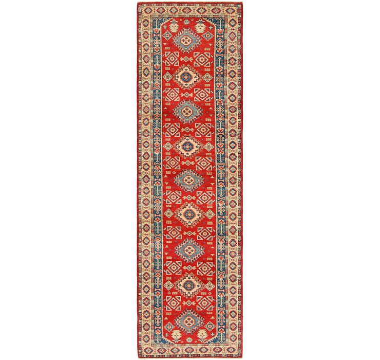 2' 9 x 9' 8 Kazak Runner Rug