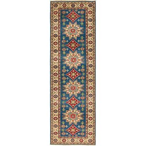 2' 9 x 9' Kazak Runner Rug