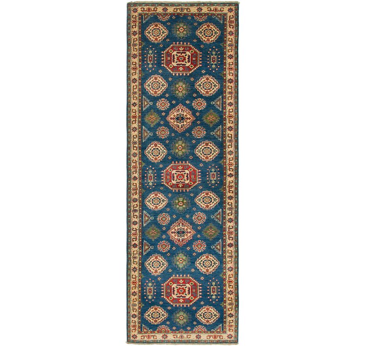 3' x 9' 5 Kazak Runner Rug