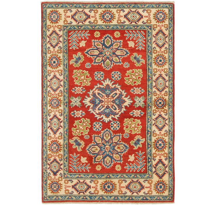 3' 2 x 4' 10 Kazak Rug