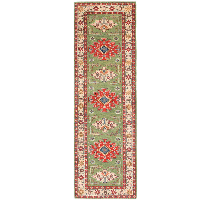 2' 8 x 9' Kazak Runner Rug