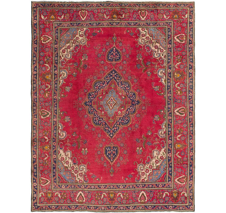 9' 5 x 12' 3 Tabriz Persian Rug