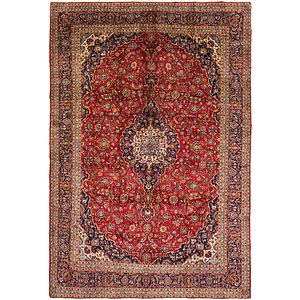 9' 10 x 14' 3 Kashan Persian Rug