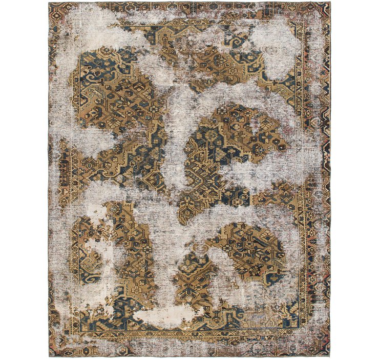 HandKnotted 8' 3 x 10' 4 Ultra Vintage Persian Rug