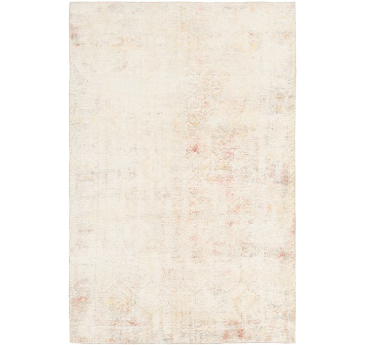 183cm x 287cm Ultra Vintage Persian Rug