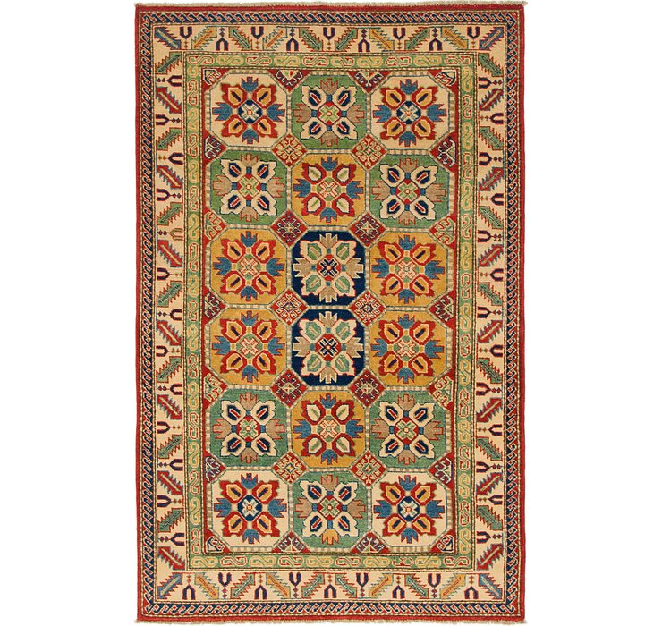 4' x 6' 6 Kazak Rug