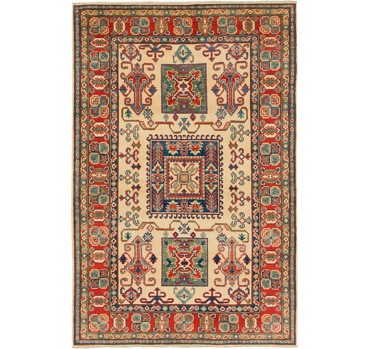 4' 2 x 6' 4 Kazak Rug