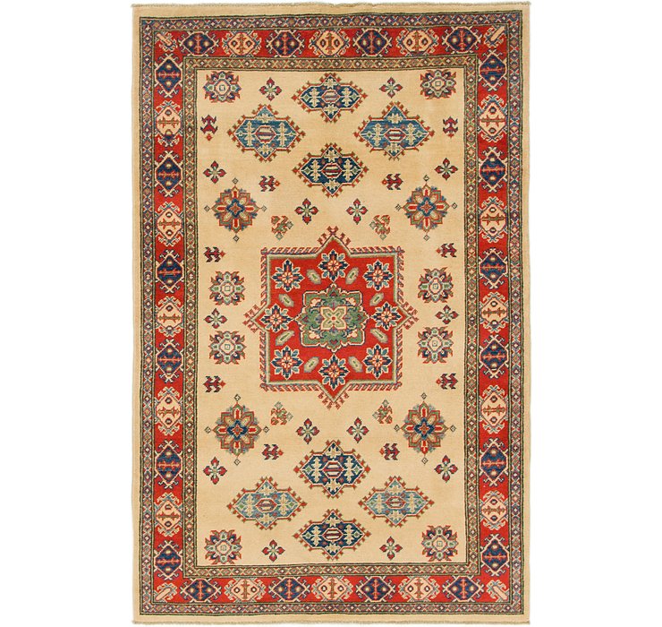 4' 2 x 6' 3 Kazak Rug