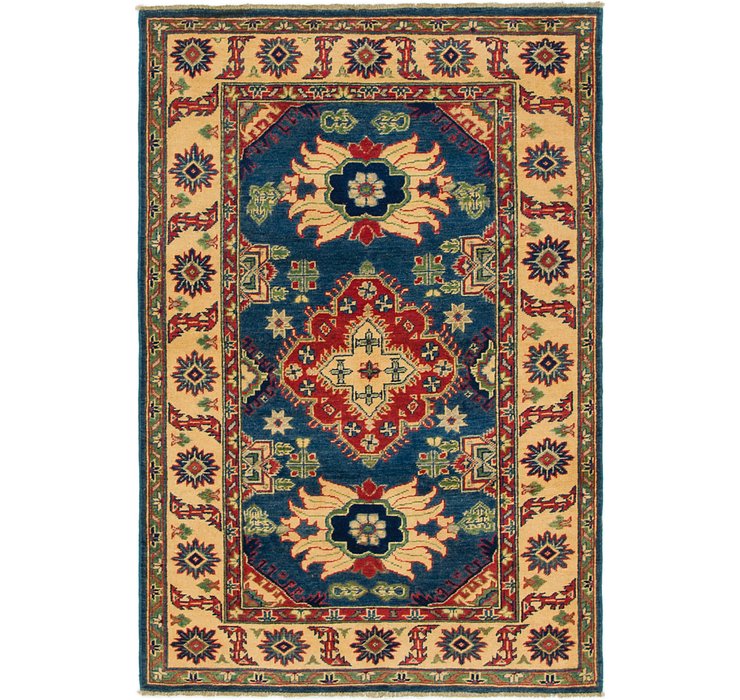 4' x 5' 8 Kazak Rug