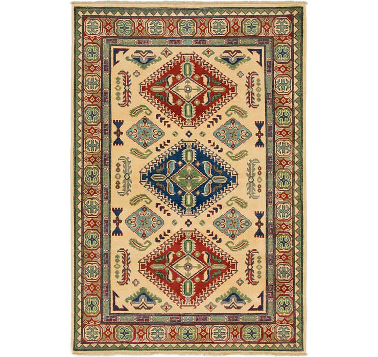 4' x 5' 10 Kazak Rug