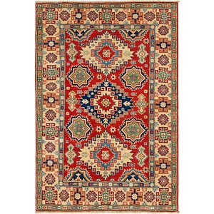 4' x 5' 10 Kazak Rug