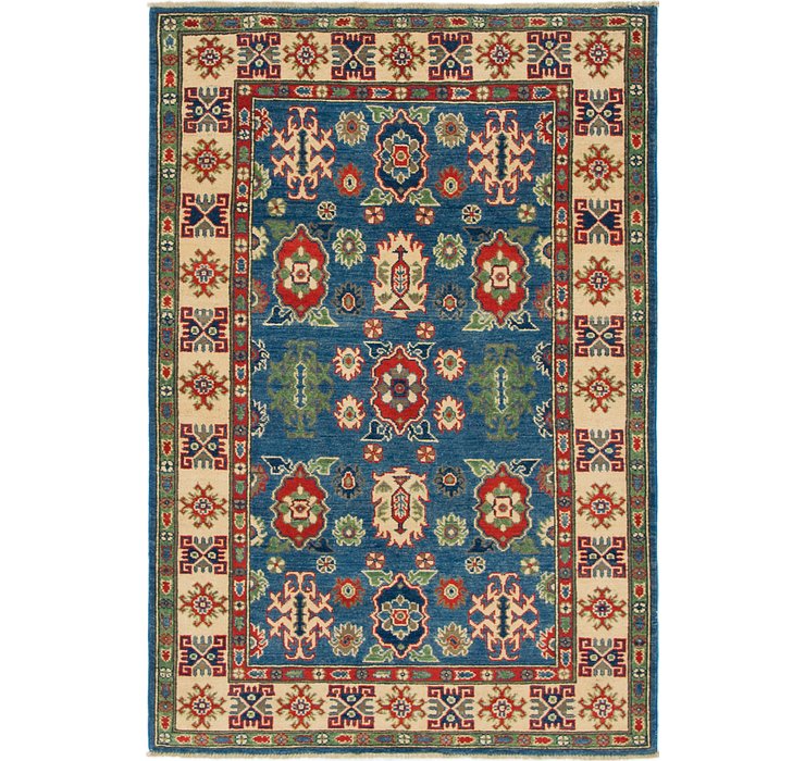 4' x 5' 10 Kazak Rug