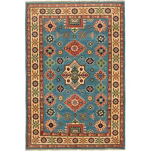 4' x 5' 10 Kazak Rug