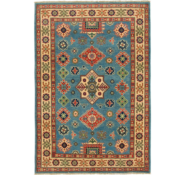 4' x 5' 10 Kazak Rug