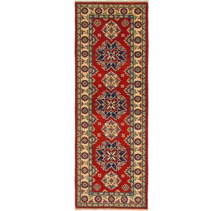 2' 2 x 6' Kazak Runner Rug