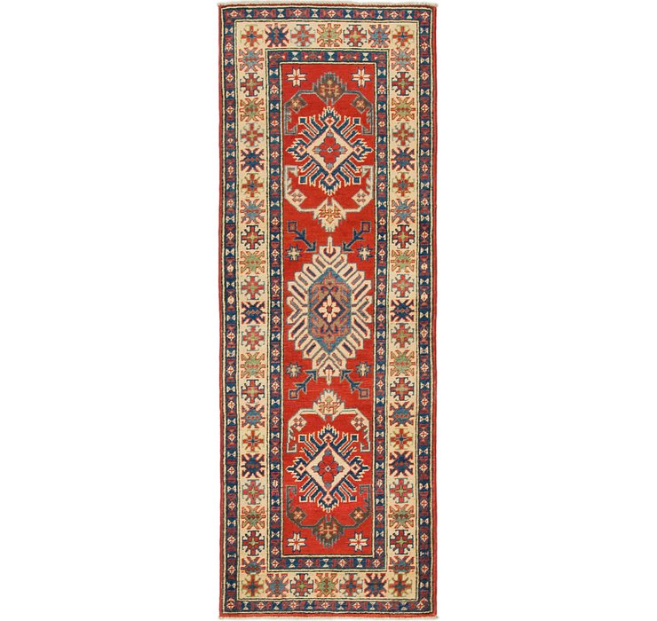 2' x 5' 8 Kazak Runner Rug