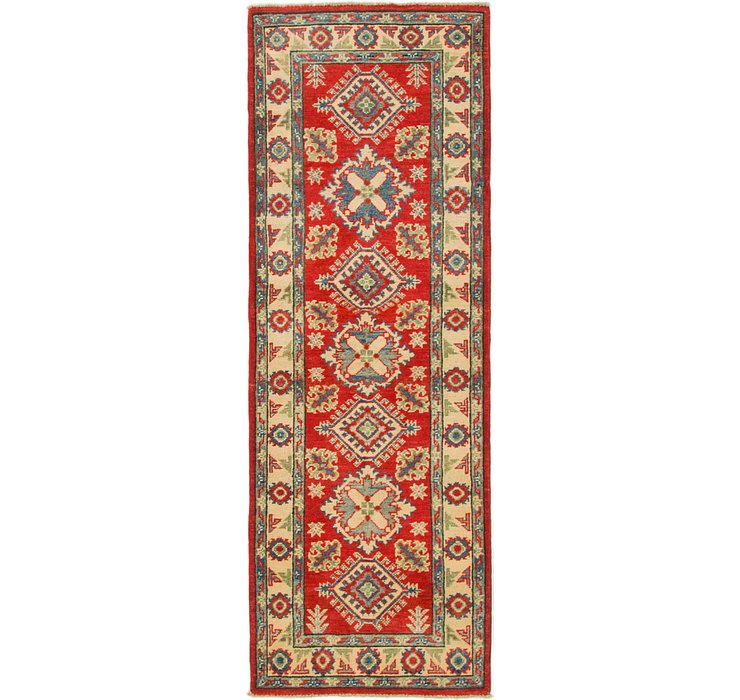2' 2 x 6' Kazak Runner Rug