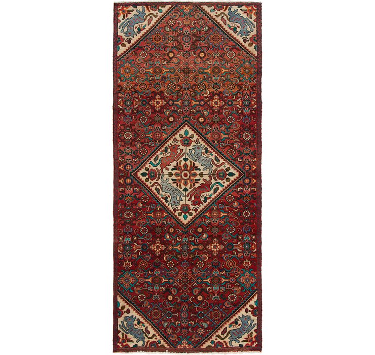 4' 2 x 9' 5 Hossainabad Persian Run...