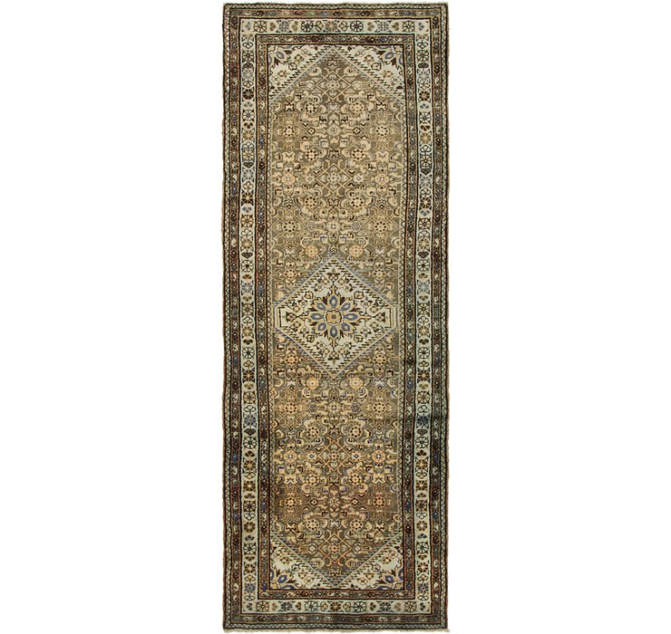 3' 8 x 10' 5 Hossainabad Persian Run...