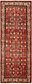 3' 7 x 9' 4 Hamedan Persian Runner Rug thumbnail image 1