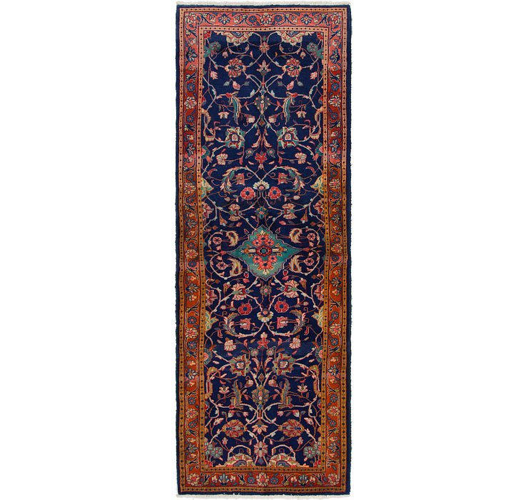 3' 5 x 10' 4 Mahal Persian Runner Rug